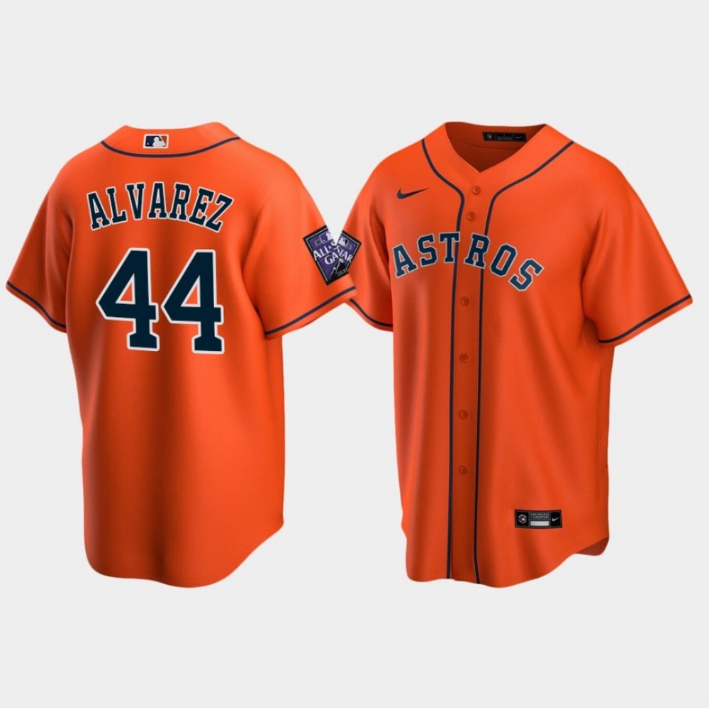 New with tags Men’s Houston Astros Alvarez Jersey! XL